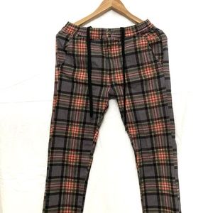Urban Outfitters Plaid Drawstring Pants
